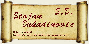 Stojan Dukadinović vizit kartica